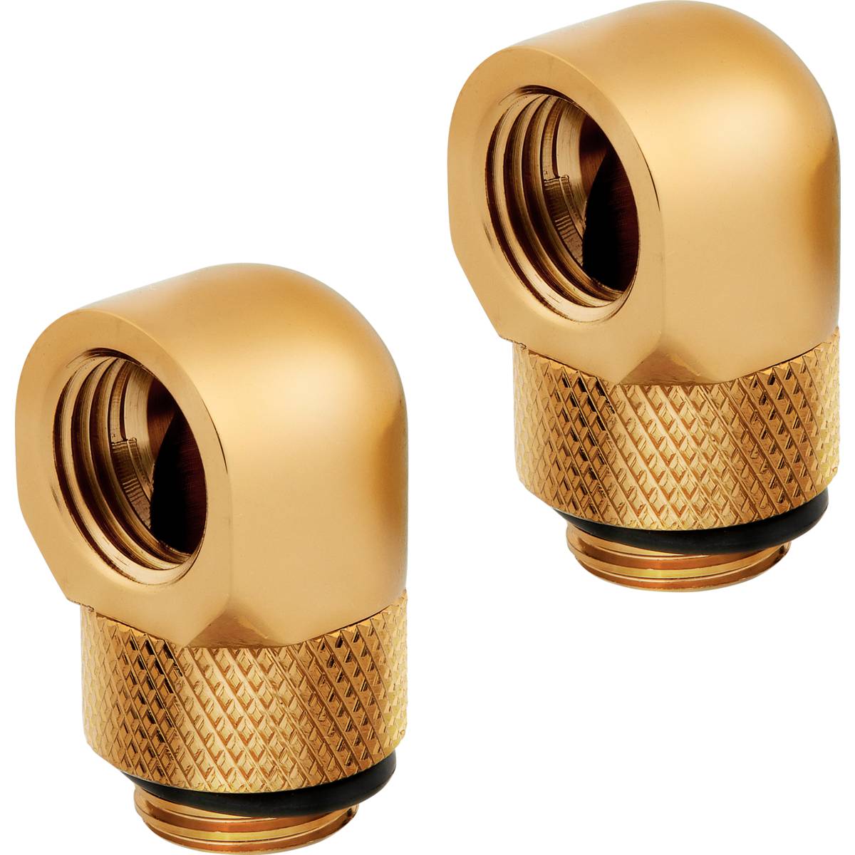 CORSAIR Hydro X Series 90�� Rotary Adapter Twin Pack - Gold