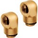CORSAIR Hydro X Series 90�� Rotary Adapter Twin Pack - Gold