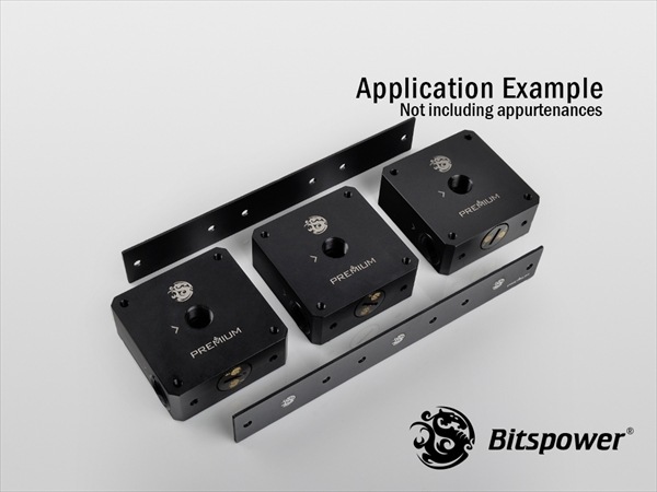 Bitspower Premium Lateral Plate Connection For Magic-Cube DDC TOP (Panel 3)