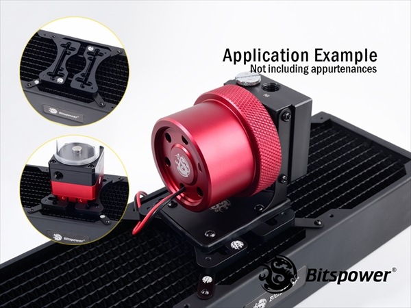 Bitspower PUMP Universal Bracket - Full CNC (Black)