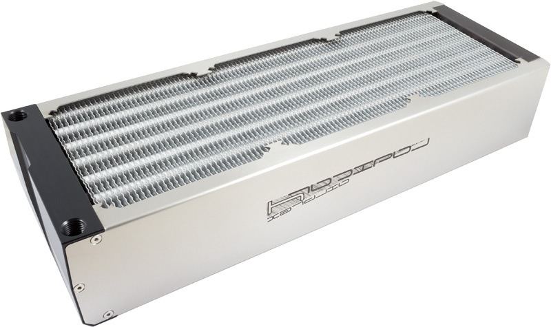 aquacomputer airplex radical 4/360, aluminum fins