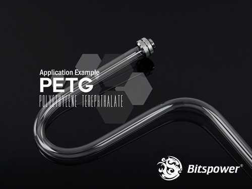 Bitspower None Chamfer PETG Link Tube OD12MM-Length 500MM