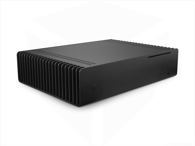 STREACOM FC10 Alpha Fanless Chassis -With Optical Slot- �֥�å� (ST-FC10B-OPT-ALPHA)