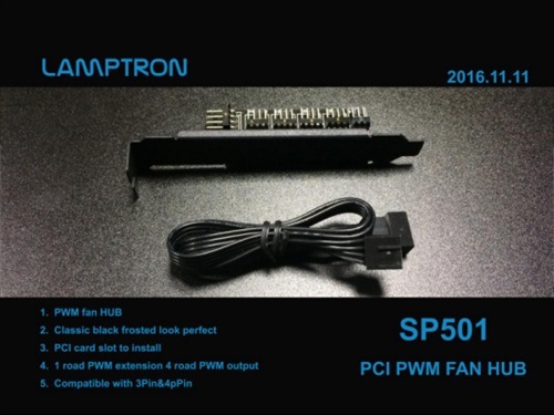 LAMPTRON SP504 PCI PWM FAN HUB (LAMP-SP501)