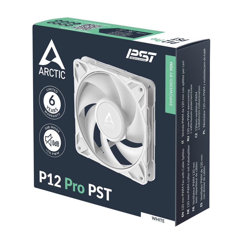 ARCTIC P12 Pro PST (White)