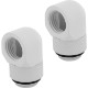 CORSAIR Hydro X Series 90 Rotary Adapter Twin Pack - White