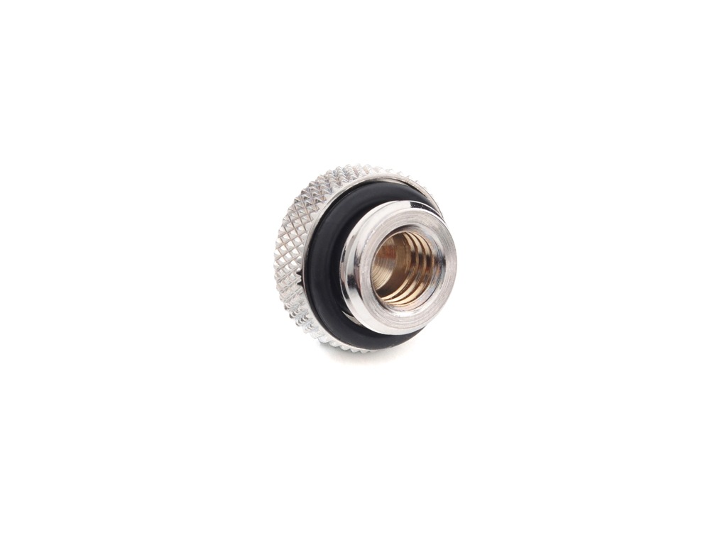 Bitspower G1/4" Silver Shining Stop Fitting V2