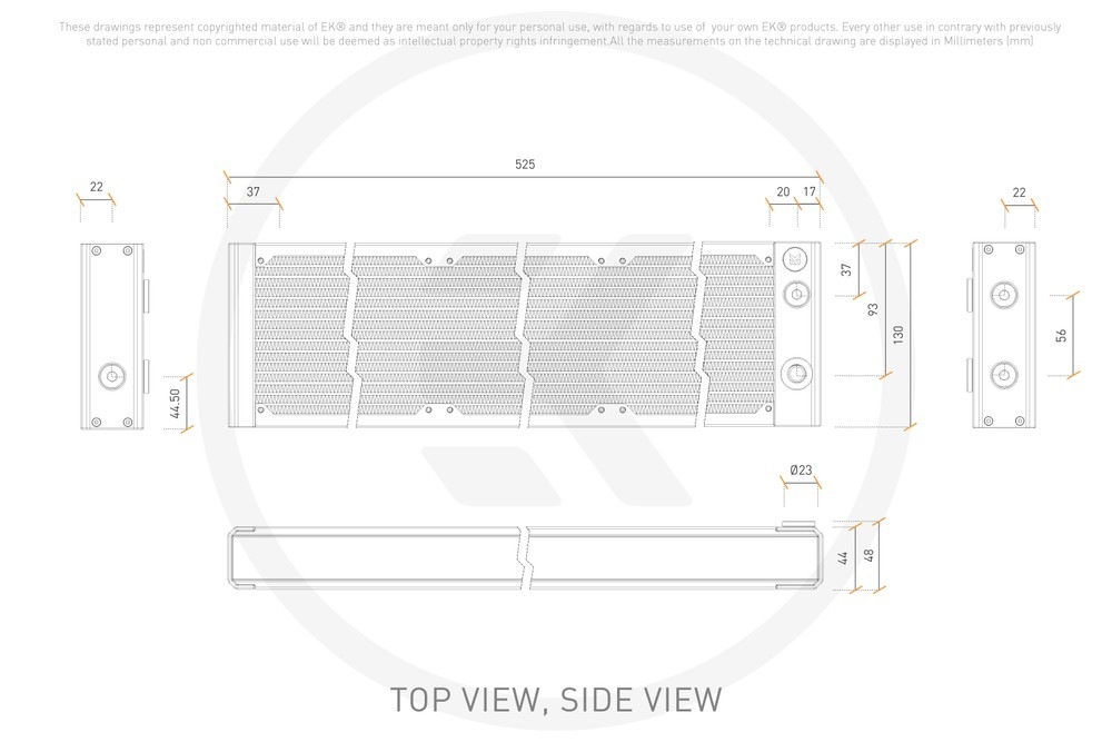 EK WaterBlocks EK-Quantum Surface P480M - Black