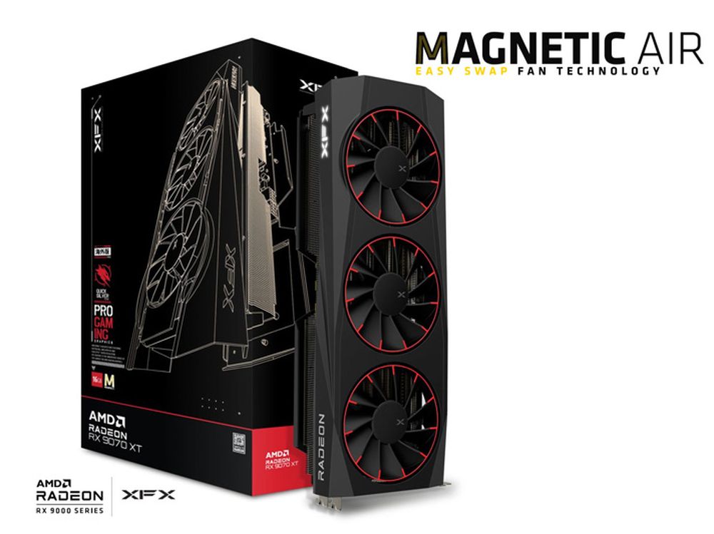 ڼ󤻾ʡǼ׳ǧ XFX Quicksilver AMD Radeon RX 9070XT Magnetic Air Edition