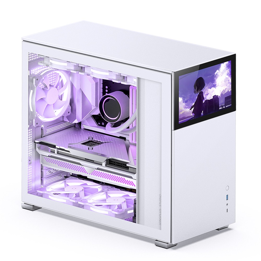 Jonsbo D41 STD SCREEN White | PCパーツ,PCケース,ATX以上対応ケース