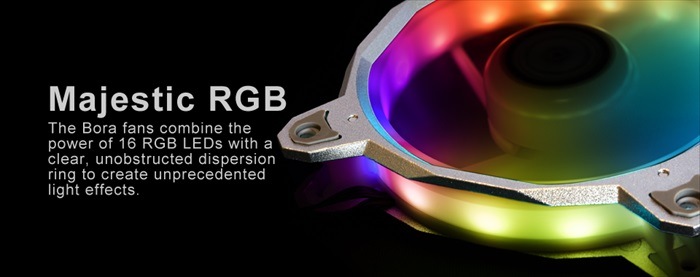 Lian Li BORA 120 RGB Black�������ѥե���ñ��
