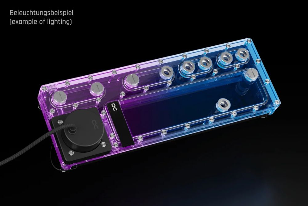 ACool Core Distro Plate 360 Left D5/DDC V.2 with VPP Apex pump