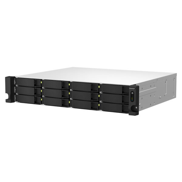QNAP TS-1264U-RP-8G 12�٥� 2U  ����������Ÿ� NAS���å�