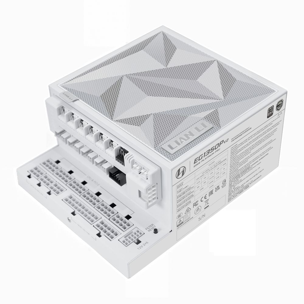 Lian Li EDGE Platinum V2 1350W with EDGE Hub ADV White