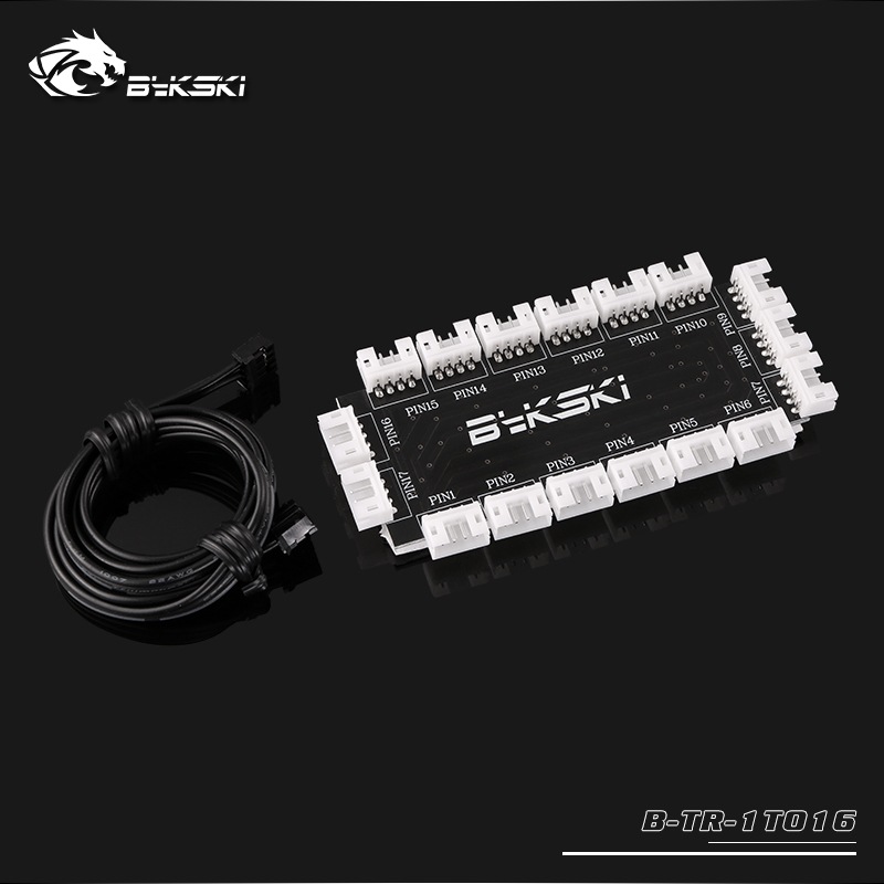 Bykski 1 to 16 lighting hub 5V Symphony lighting synchronization line