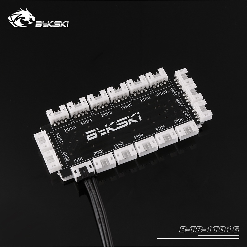 Bykski 1 to 16 lighting hub 5V Symphony lighting synchronization line