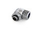 Bitspower Bitspower Silver Shining Advanced Rotary G1/4" 90-Degree Multi-Link Adapter For OD 14MM