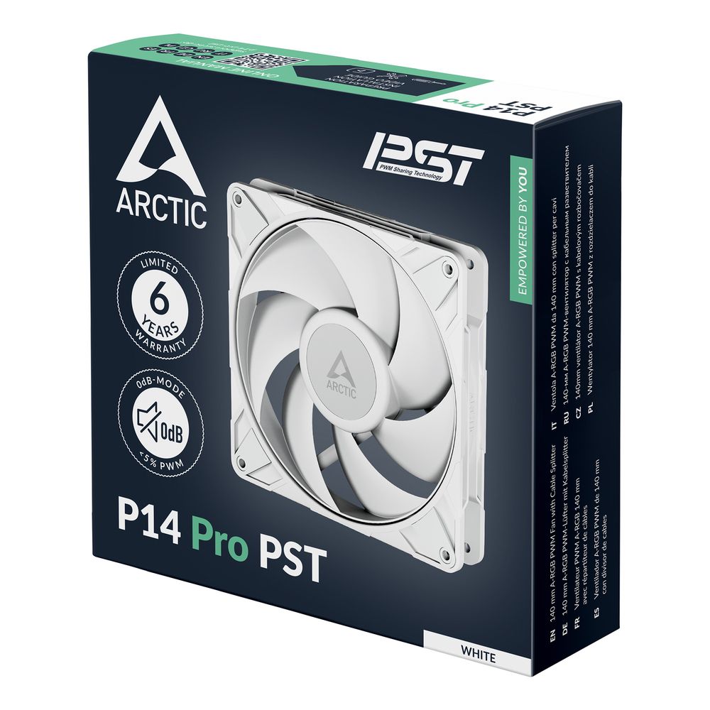 ARCTIC P14 Pro PST (White)