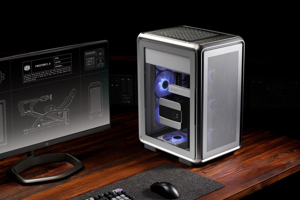 CoolerMaster MasterFrame 400 Mesh Silver