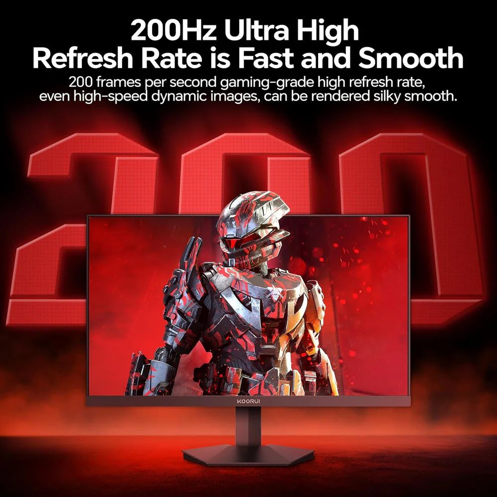 ������Źľ���� KOORUI G2411P 23.8����� IPS 200Hz FHD �����ߥ󥰥�˥���