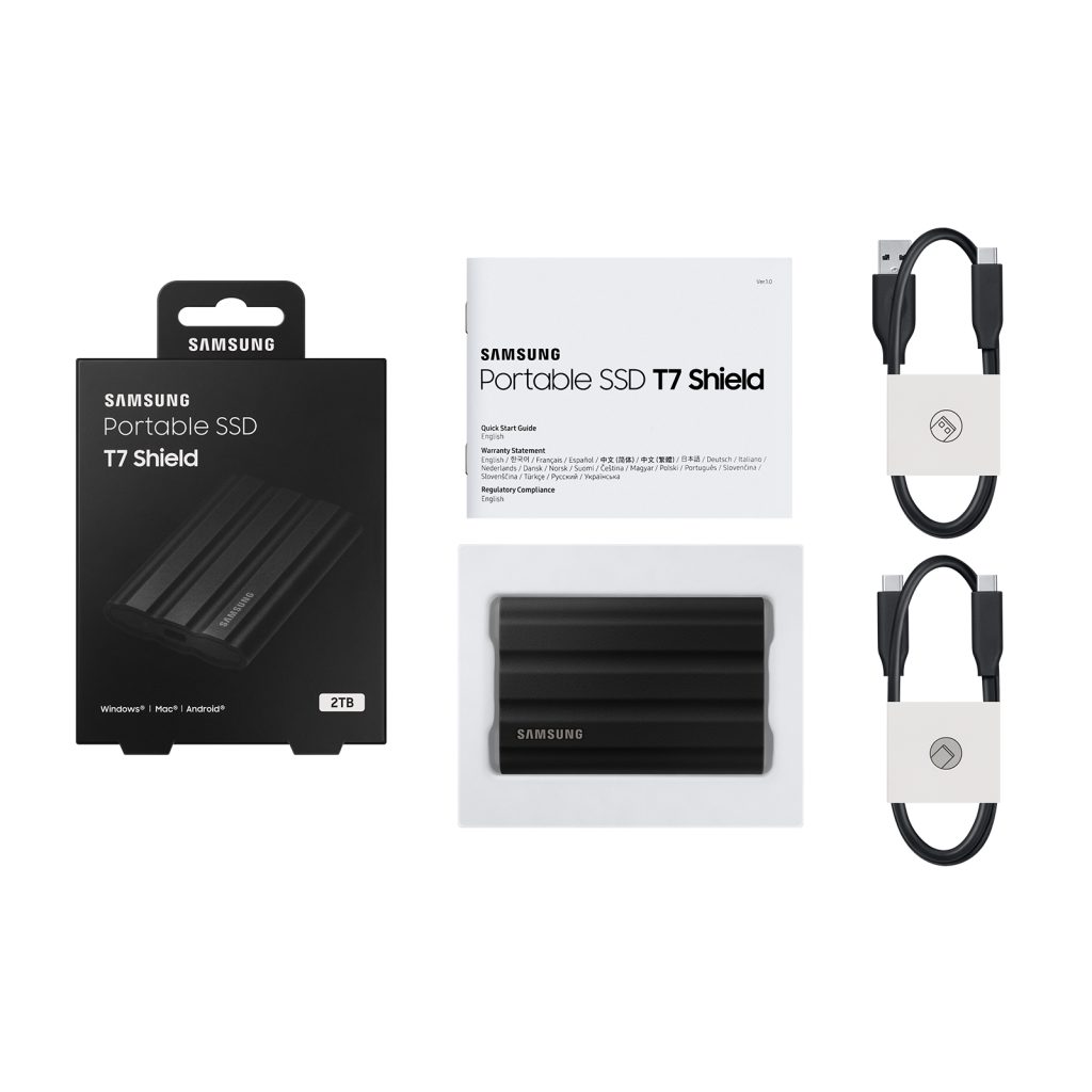 ڼ2-3ʿͽSAMSUNG MU-PE2T0S-IT Portable SSD T7 Shield 2TB ֥å