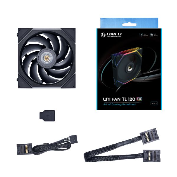 佪λ Lian Li UNI FAN TL 120 BK Single Pack
