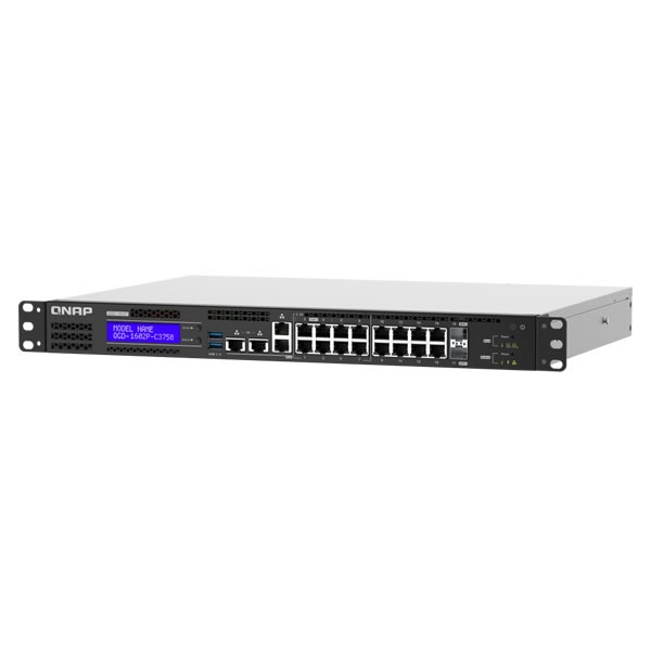 QNAP QGD-1602P-C3558-8GB 10G(SFP+ x2)2.5G x81G x8 ޡPoEåå