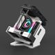 GEEEK Rhino S Mini ITX Open Air Frame Case White
