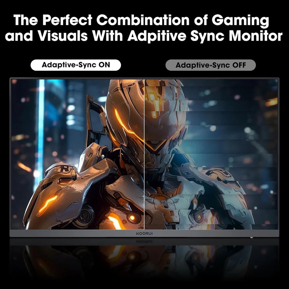 ������Źľ���� KOORUI 24E6CA 23.6����� 180Hz FHD �Ѷʥ����ߥ󥰥�˥���