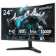 ������Źľ���� KOORUI 24E6CA 23.6����� 180Hz FHD �Ѷʥ����ߥ󥰥�˥���