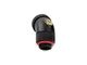 �ڥ����ȥ�å��ò��� Bitspower Carbon Black Enhance Rotary G1/4" 45-Degree Multi-Link Adapter For OD 12MM