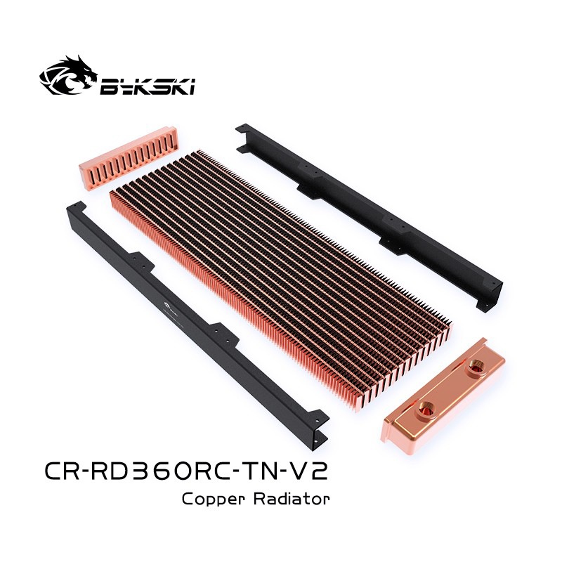 Bykski CR-RD360RC-TN-V2 RC series Red Copper high