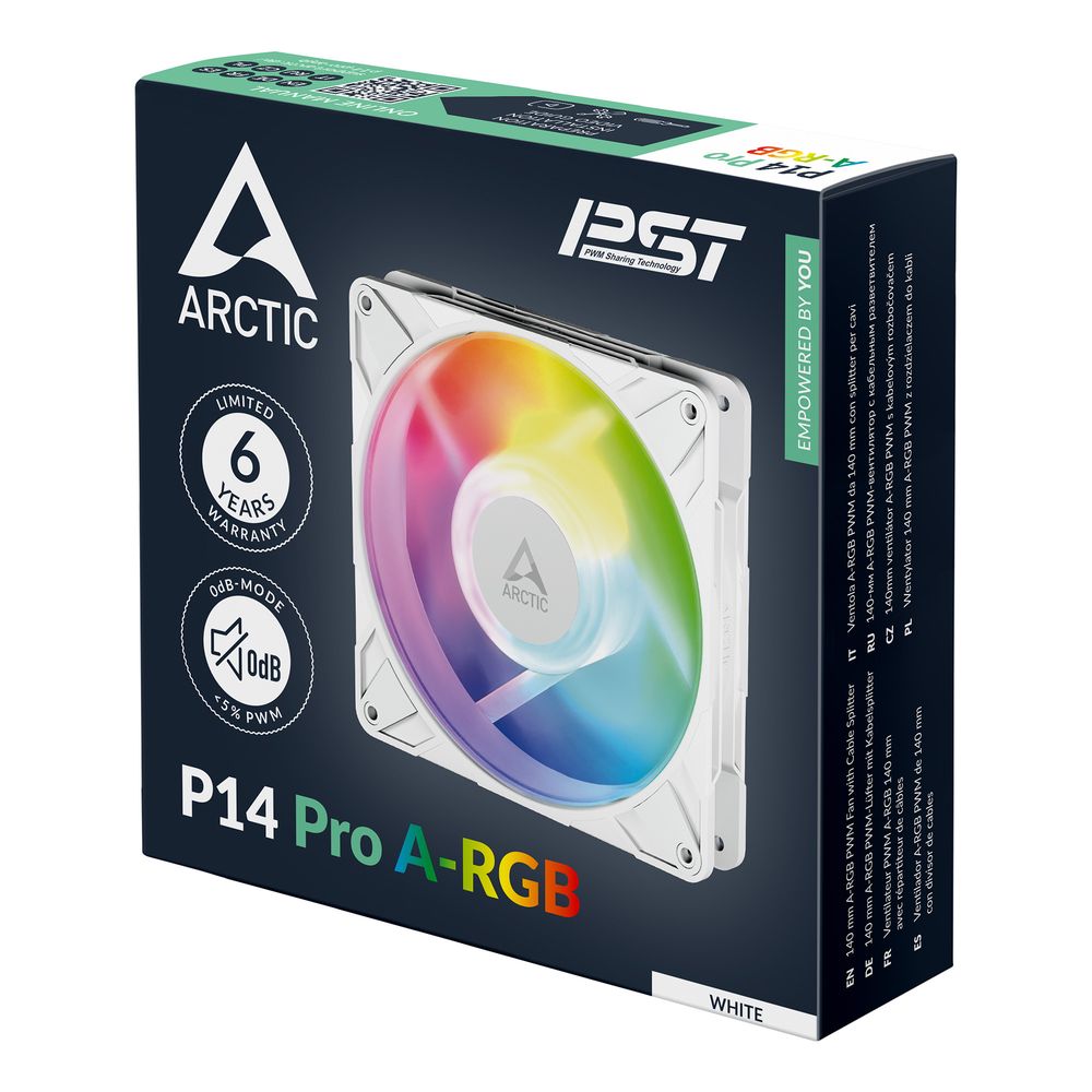 ARCTIC P14 Pro A-RGB (White)