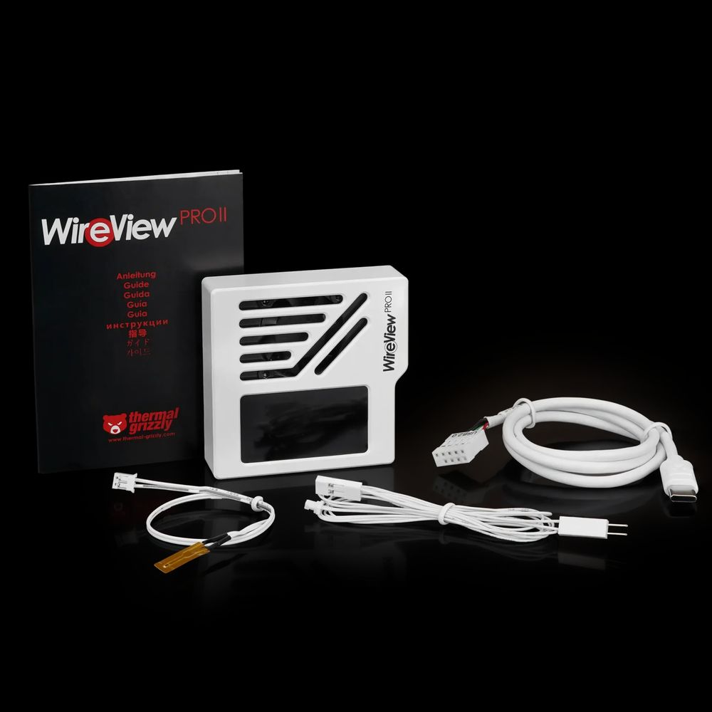 Thermal Grizzly WireView Pro II GPU Reversed white