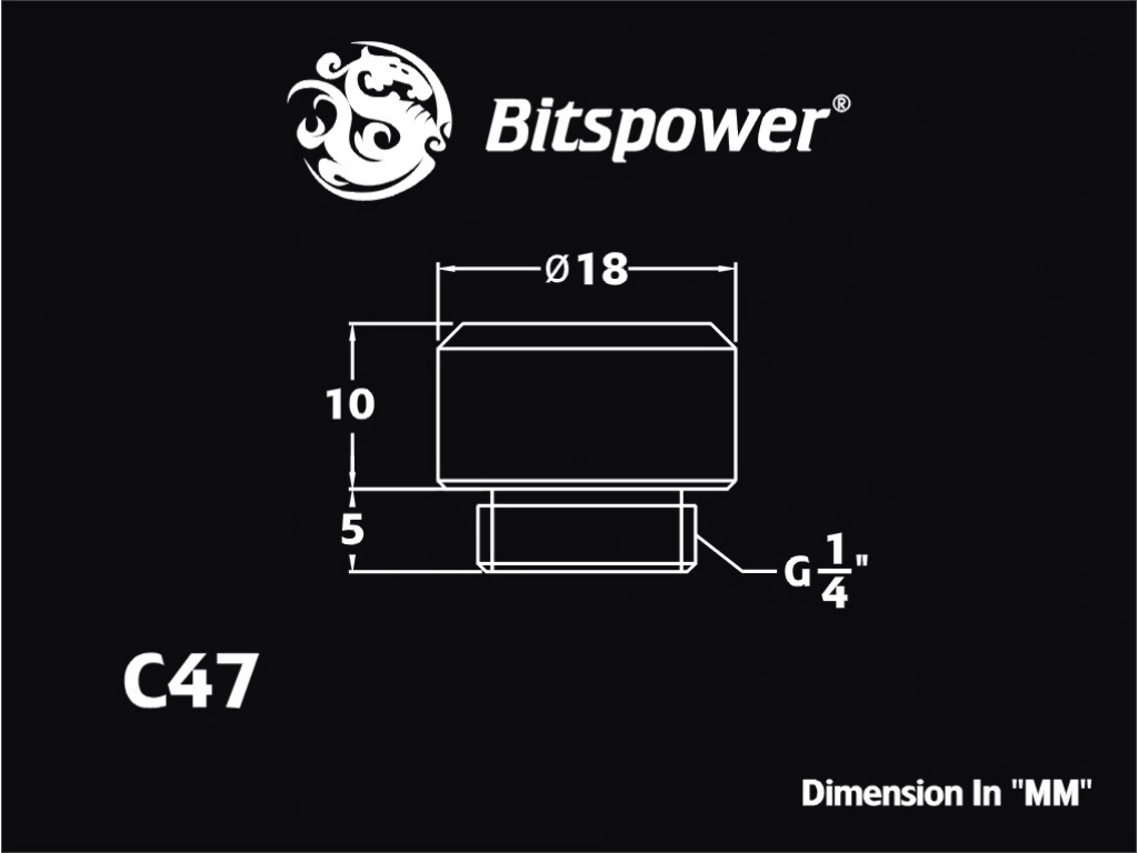 �ڥ����ȥ�å��ò��� Bitspower G1/4" Carbon Black Multi-Link For OD 12MM Hard Tube