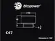 �ڥ����ȥ�å��ò��� Bitspower G1/4" Carbon Black Multi-Link For OD 12MM Hard Tube