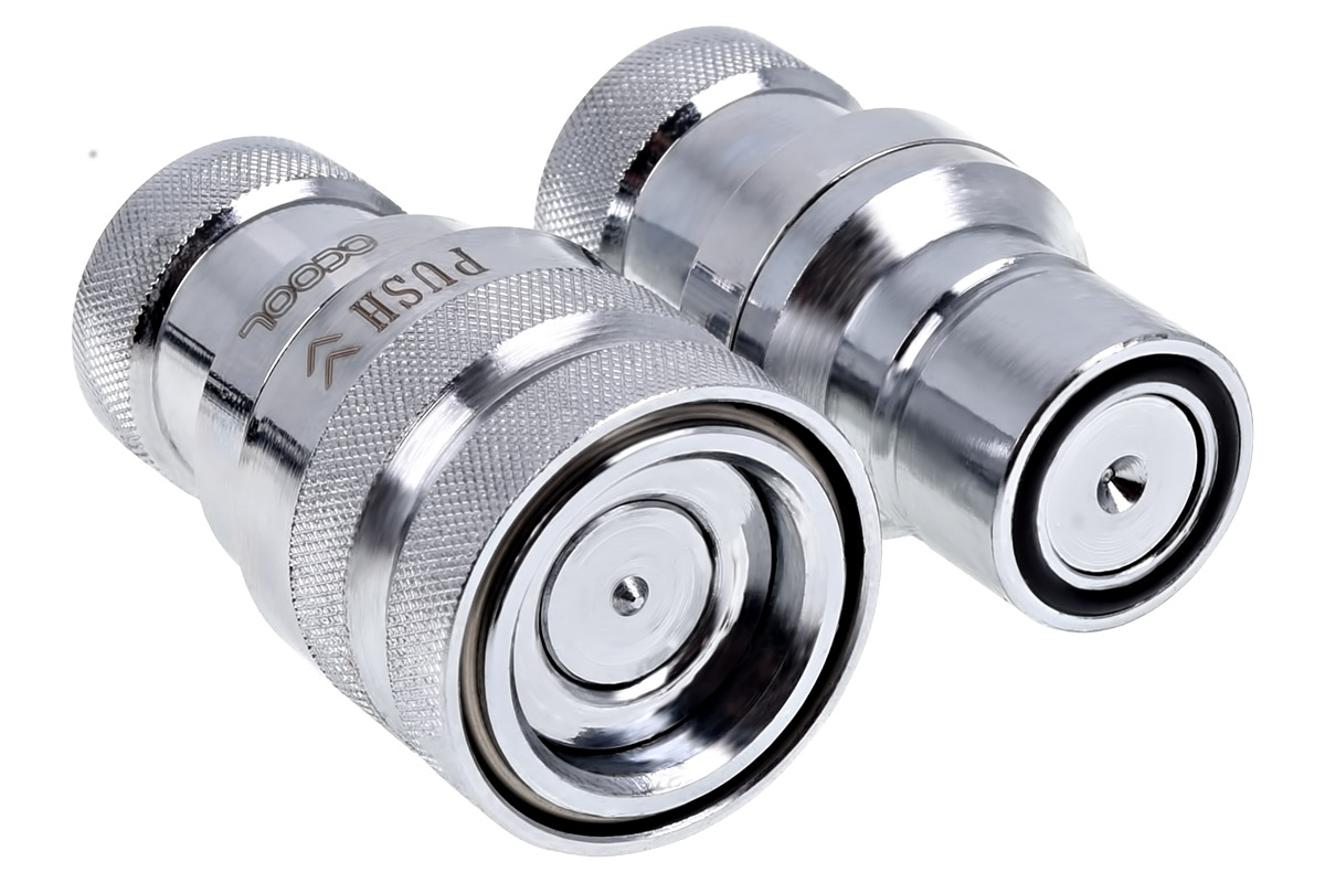 ACool Eiszapfen quick release connector kit G1/4 inner thread - Chrome