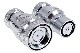 ACool Eiszapfen quick release connector kit G1/4 inner thread - Chrome