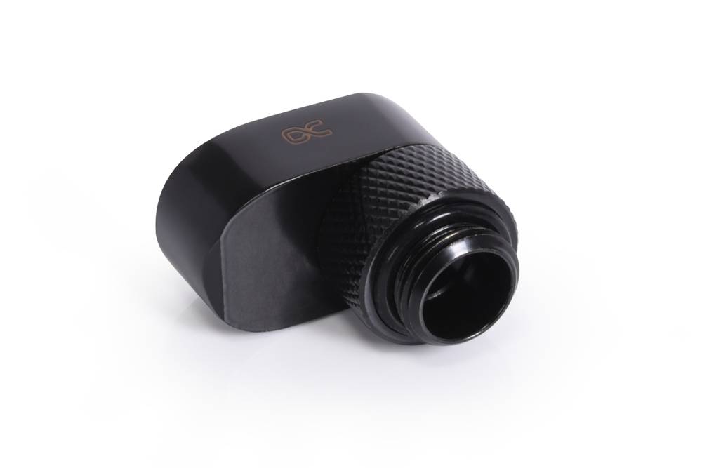 ACool Eiszapfen 16mm offset fitting rotatable G1/4 OT to G1/4 IT - black