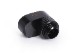 ACool Eiszapfen 16mm offset fitting rotatable G1/4 OT to G1/4 IT - black