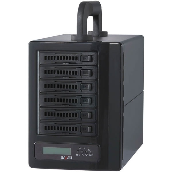 areca ARC-8050T5U-6MN 2.5�����SATA/MNVe�б�6�٥�����RAID��˥åȡ�Thunderblot5��USB10G��³��Expander��ǽ�б���ǥ�
