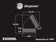 �ڥ����ȥ�å��ò��� Bitspower Carbon Black Enhance 60-Degree Dual Multi-Link Adapter For OD 12MM