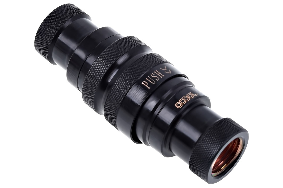ACool Eiszapfen quick release connector kit G1/4 inner thread - Deep Black