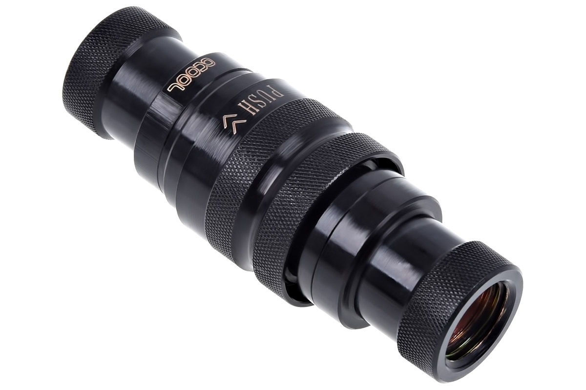 ACool Eiszapfen quick release connector kit G1/4 inner thread - Deep Black