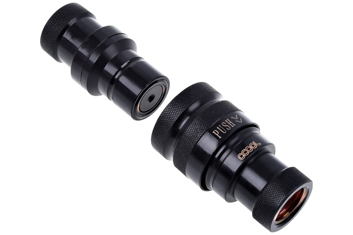 ACool Eiszapfen quick release connector kit G1/4 inner thread - Deep Black