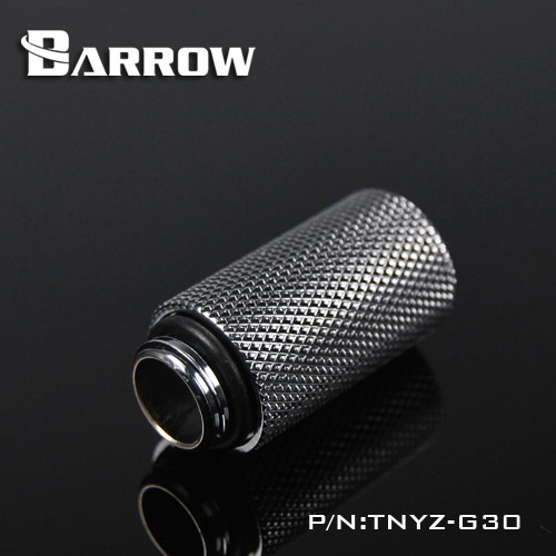 BARROW Male to Female Extender - 30mm Shiny silver