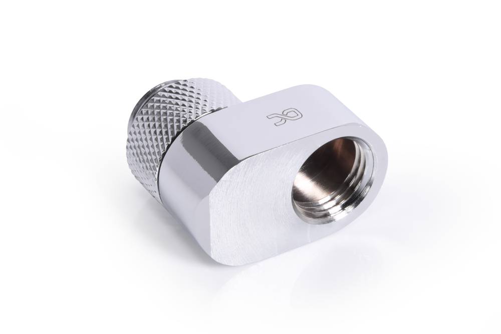 ACool Eiszapfen 16mm offset fitting rotatable G1/4 OT to G1/4 IT - chrom