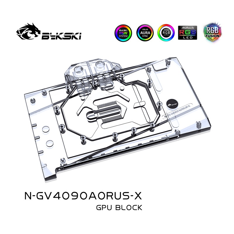 Bykski N-GV4090AORUS-X GPU BLOCK AORUS 4090 MASTER 24G