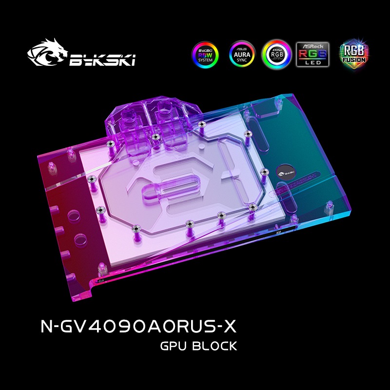 Bykski N-GV4090AORUS-X GPU BLOCK AORUS 4090 MASTER 24G