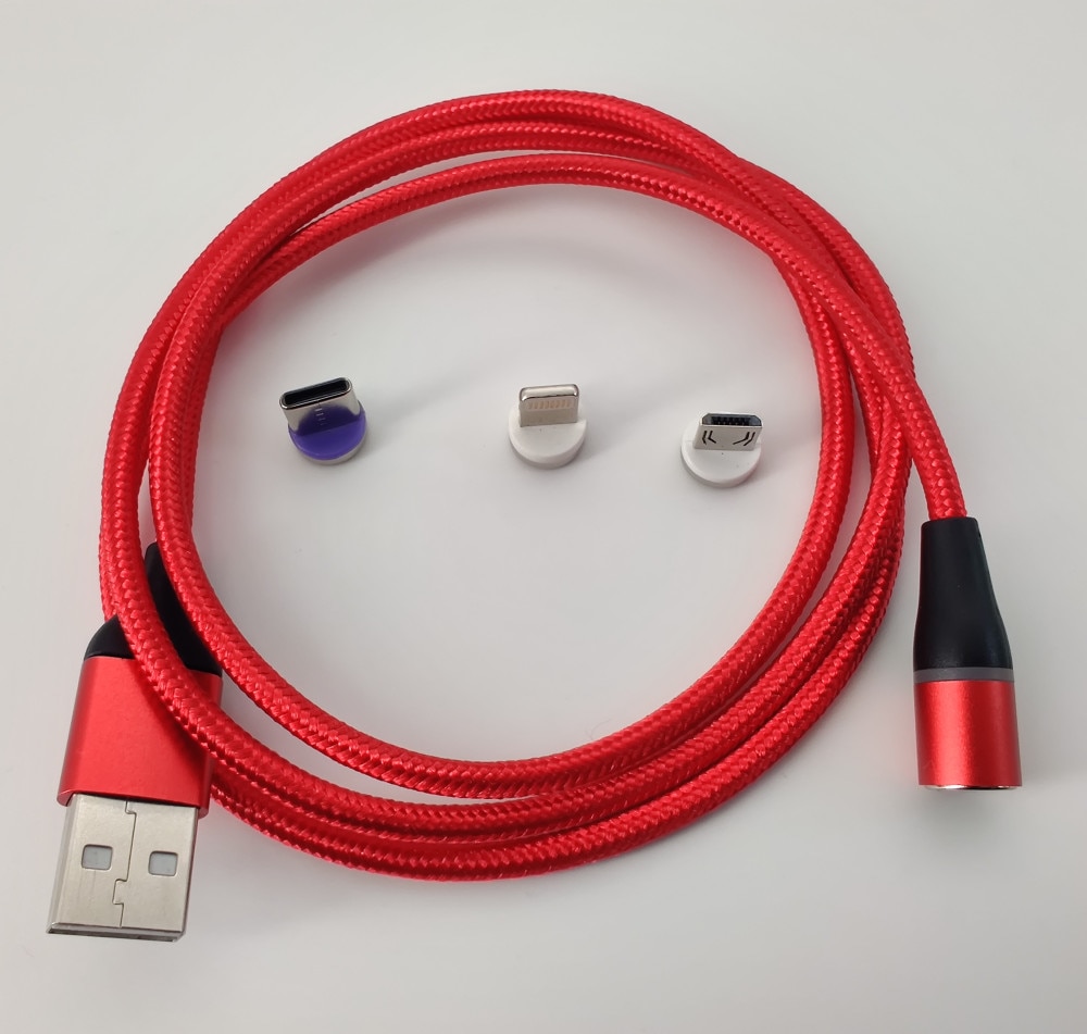 CWTP RED magneticæ弰USB֥microUSB/TypeC/Lightning(ǡž/б)